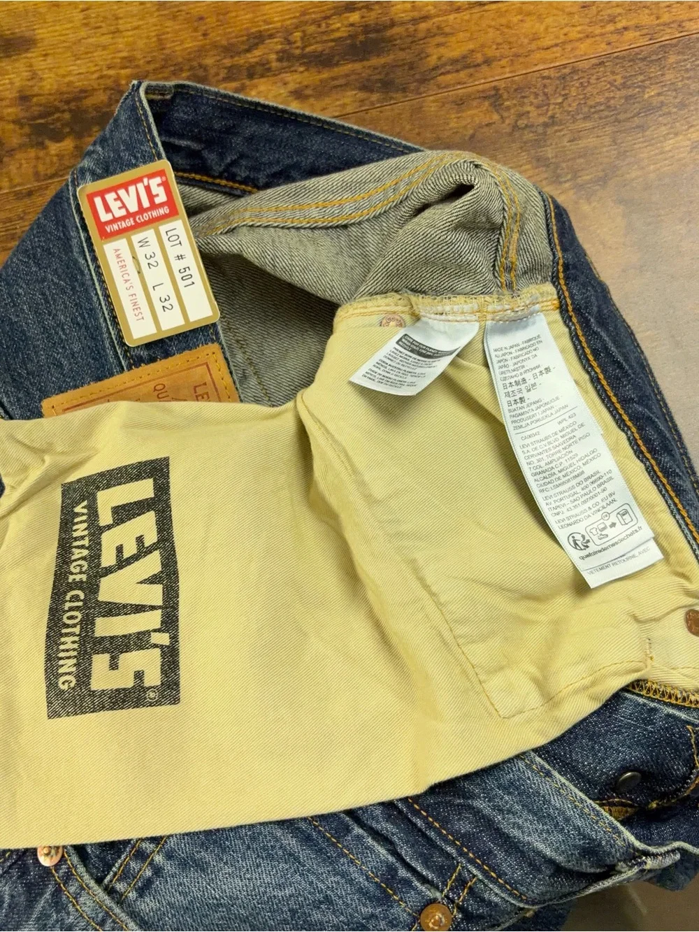 Levis Vintage Clothing LVC 1947 501 XX Selvedge Jeans Mens Size 32x32 Made Japan